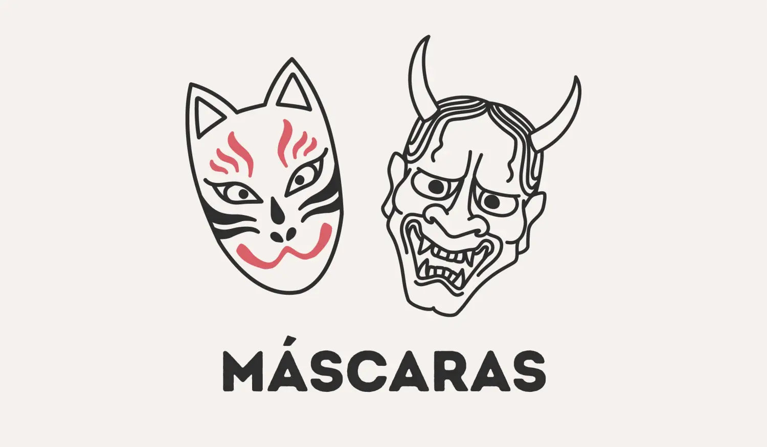 Máscara Japonesa Casa de Japón