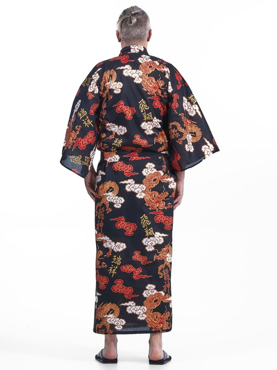 Yukata Kimono Ryū to Kumo Hombre