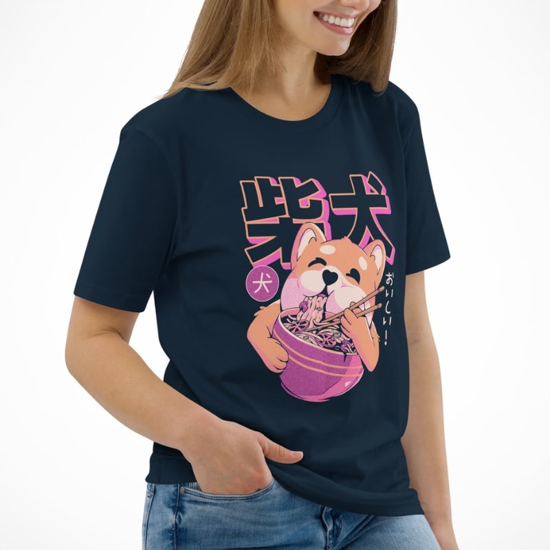Camiseta Japonesa Shiba Noodles