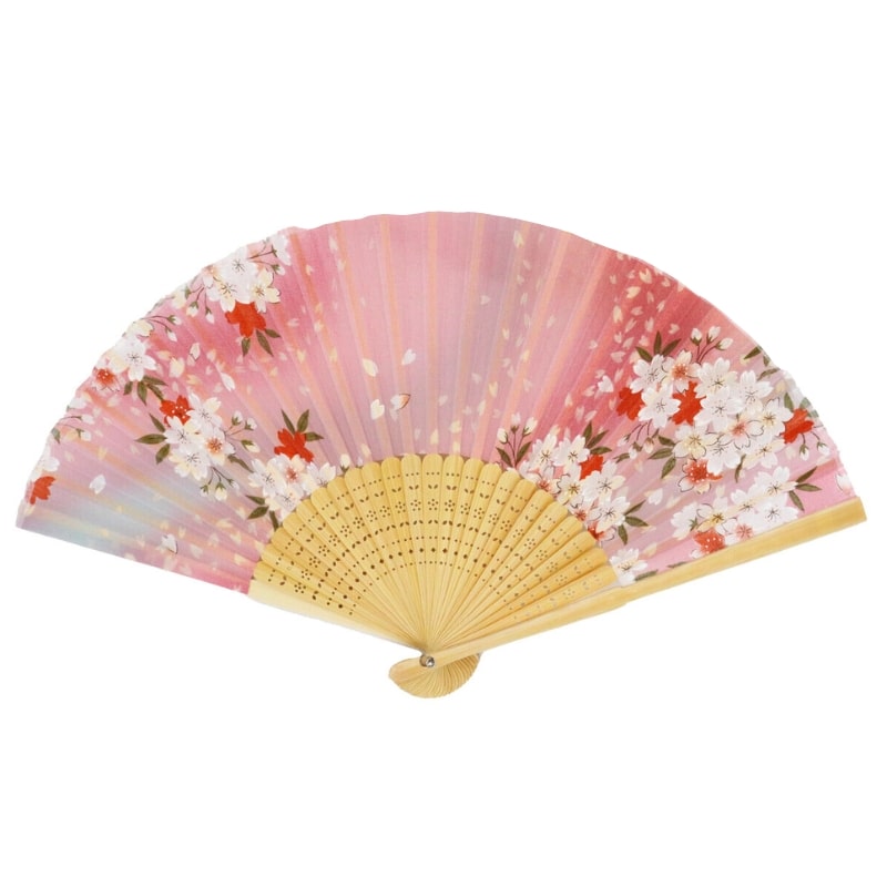 Abanico Sakura Rosa Japonés