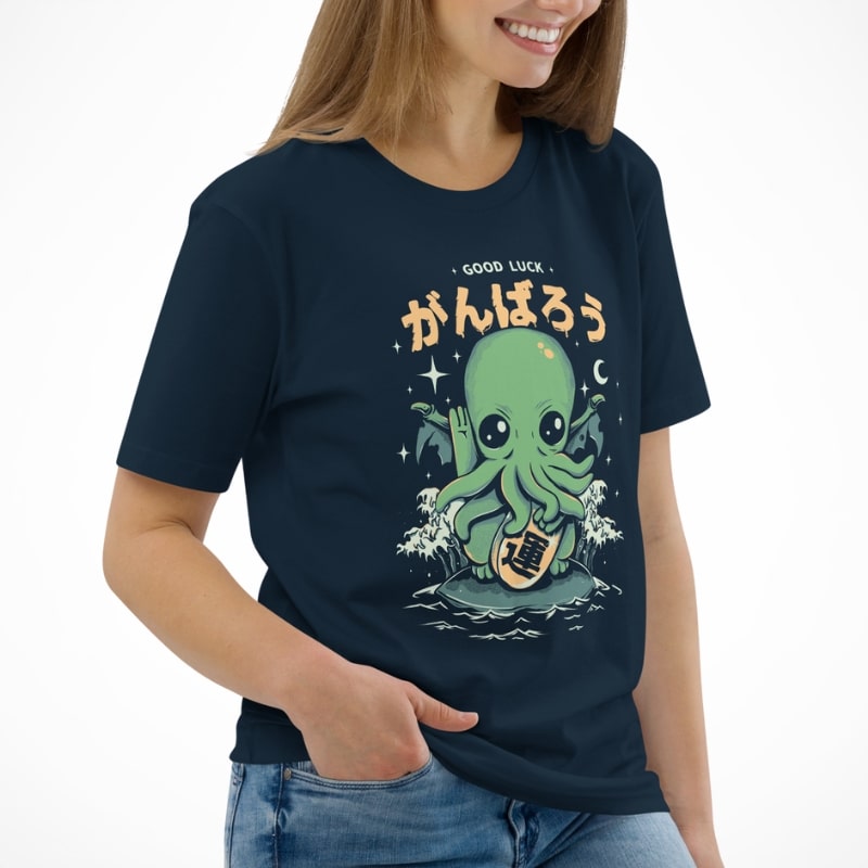 Camiseta Japonesa Buena Suerte