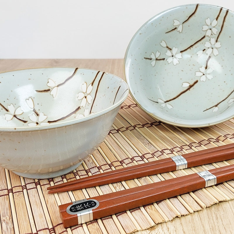 Set de 2 Cuencos Japoneses Flor de Cerezo