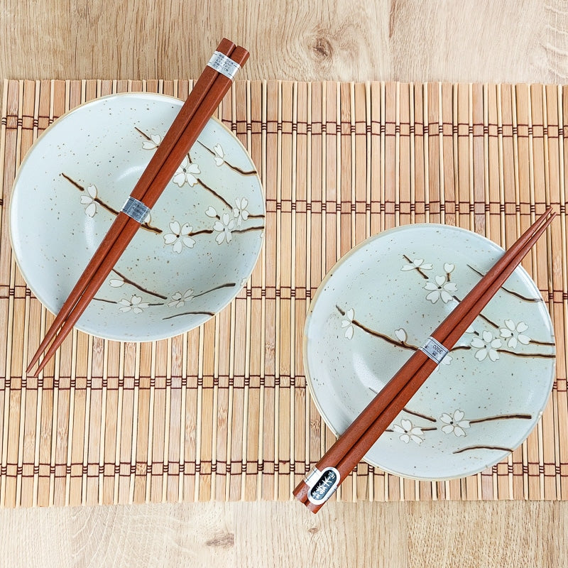 Set de 2 Cuencos Japoneses Flor de Cerezo