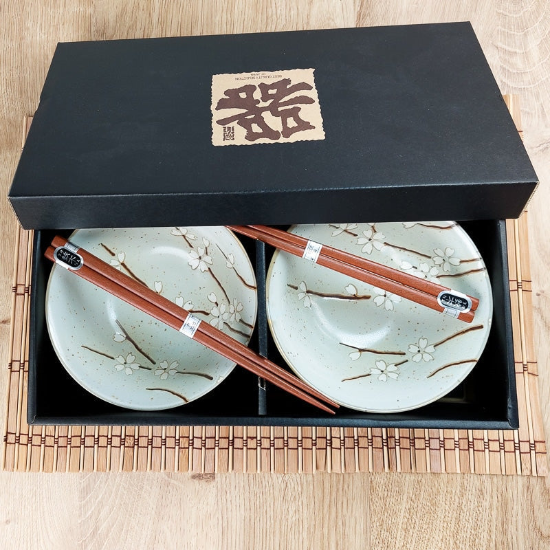Set de 2 Cuencos Japoneses Flor de Cerezo