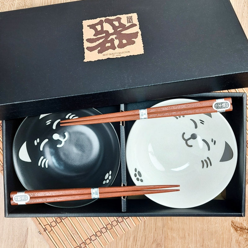 Set de 2 Cuencos Ramen Gato