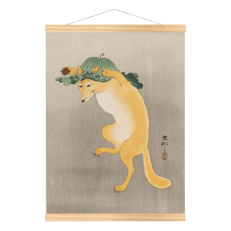 Pintura Japonesa Kitsune