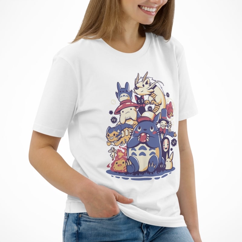 Camiseta Japonesa Dibujos Animados
