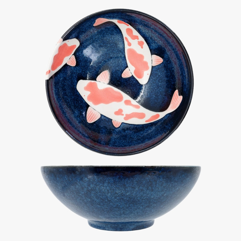 Cuenco Donburi carpa koi