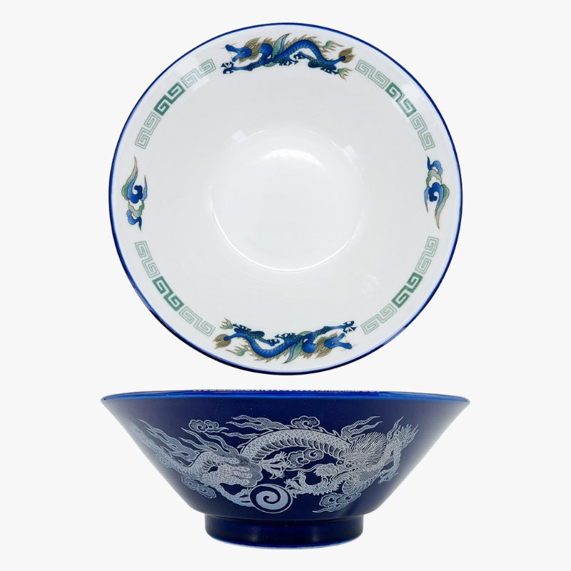Cuenco Azul de Ramen Japonés