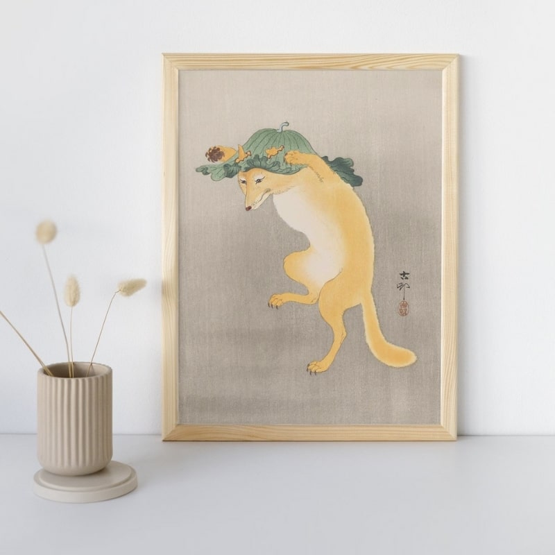 Pintura Japonesa Kitsune