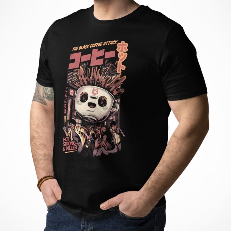 Camiseta Japonesa Black Coffee