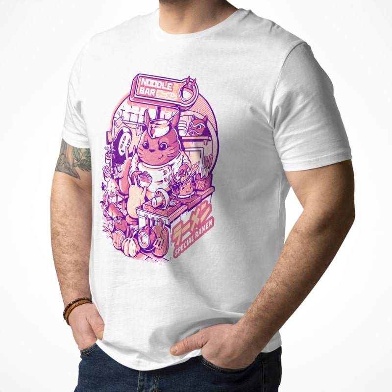 Camiseta Japonesa Noodle Bar