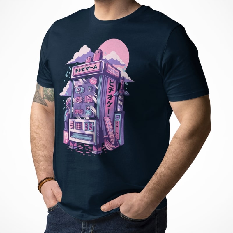 Camiseta Japonesa Retro Gaming