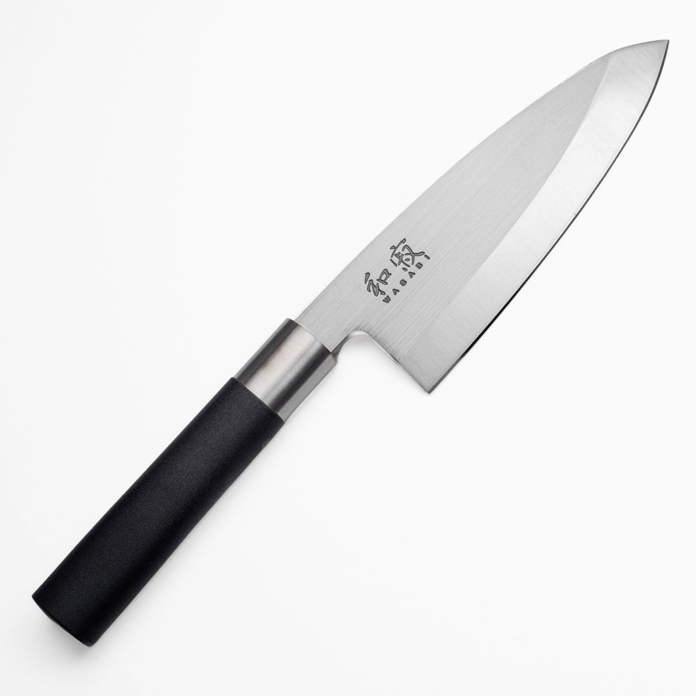 Cuchillo Deba Wasabi Negro 15 cm