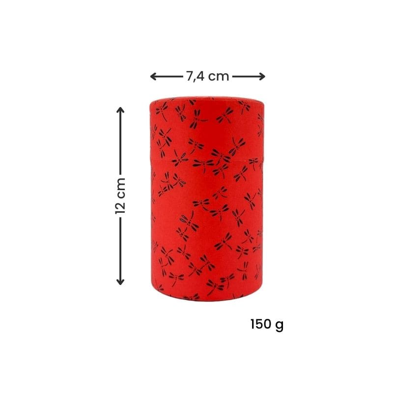 Lata para Té a Granel Roja Libélula