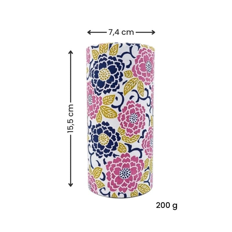 Lata de Té Japonesa Washi Lila