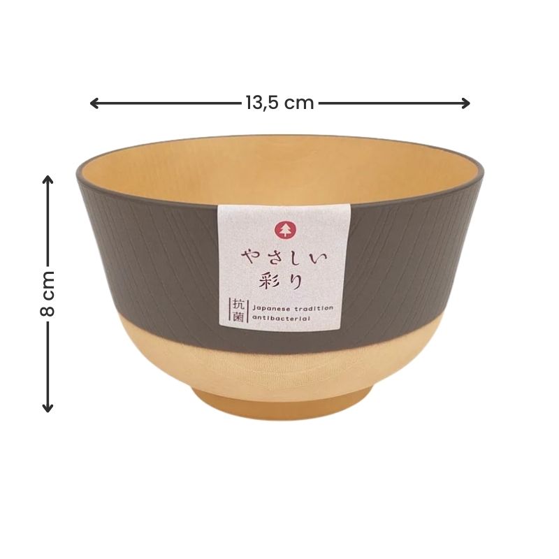 Cuenco de Arroz Japonés Avellana