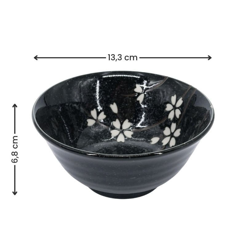 Juego de 5 cuencos japoneses primavera