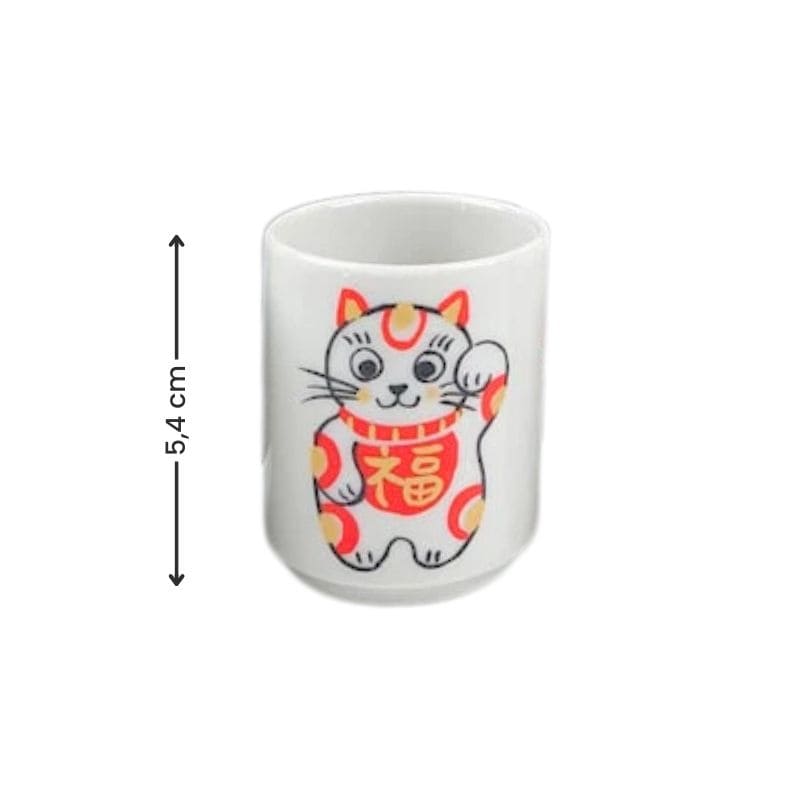 Juego de Vasos de Sake Maneki Neko
