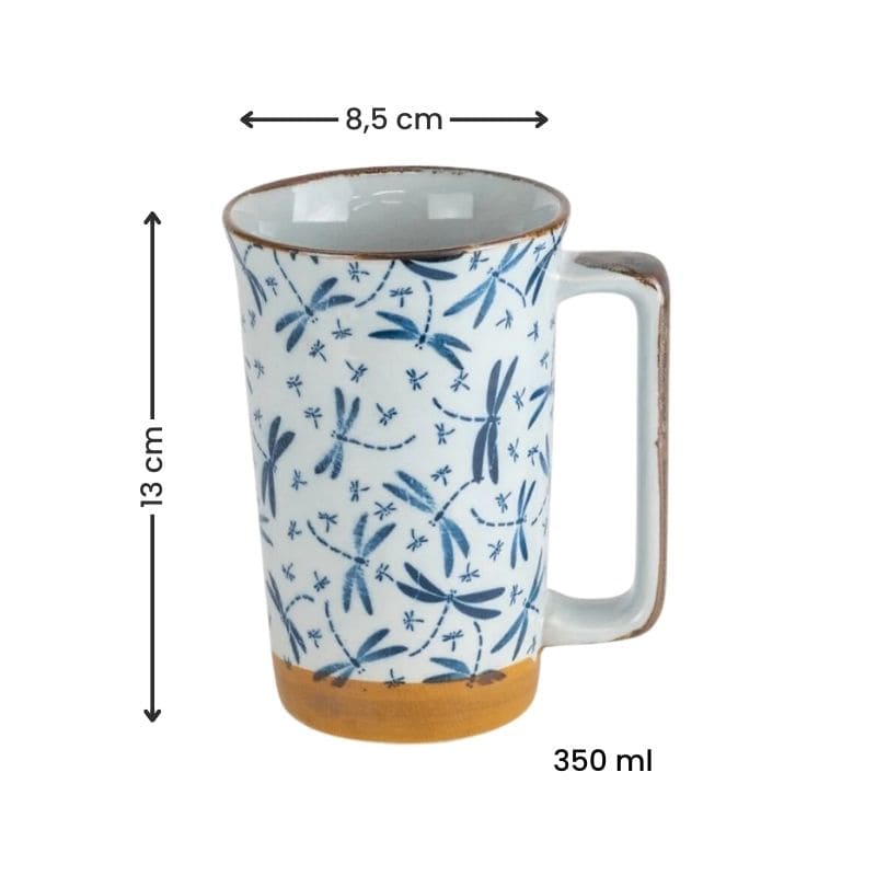 Taza Japonesa Grande Libélula