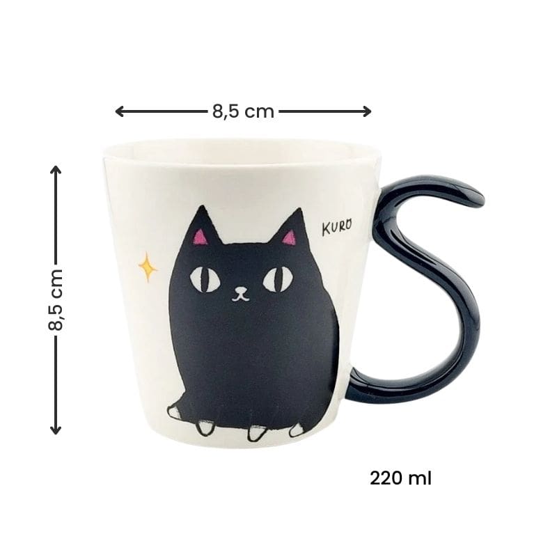 Taza Gato Neko Kuro