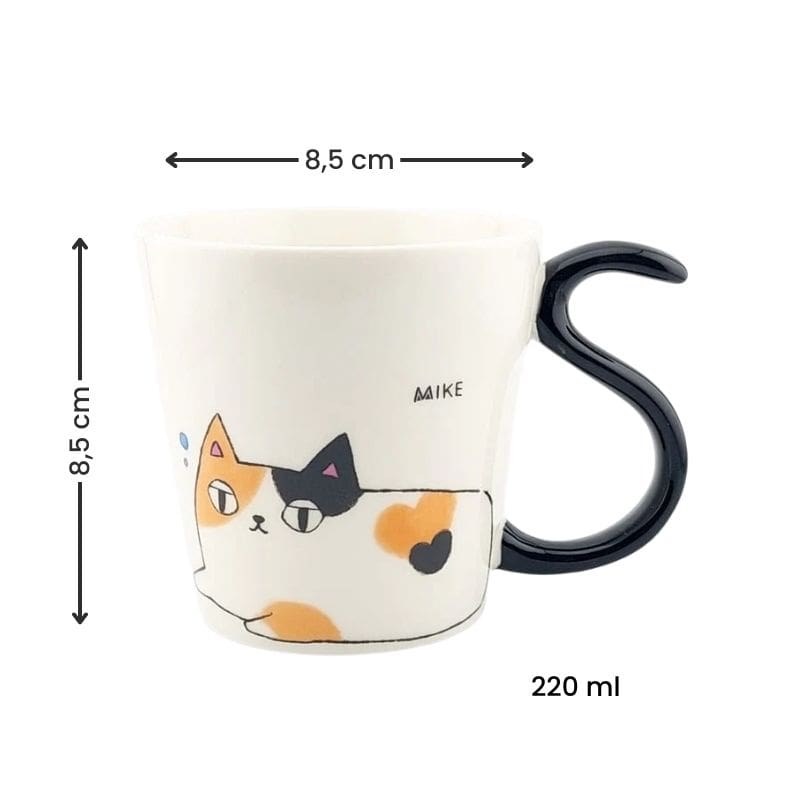 Taza Gato Neko Mike