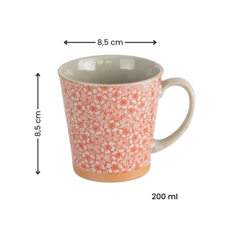 Taza Japonesa Aki Roja