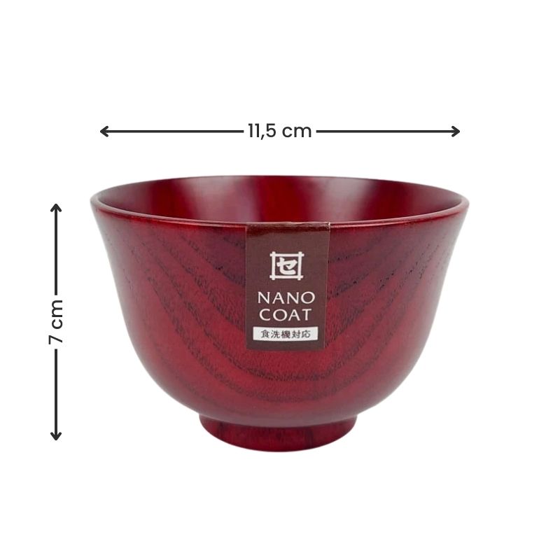 Cuenco de Sopa Japonés Madera