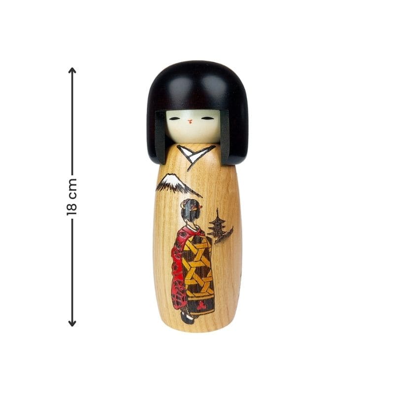 Muñeca Kokeshi Geisha