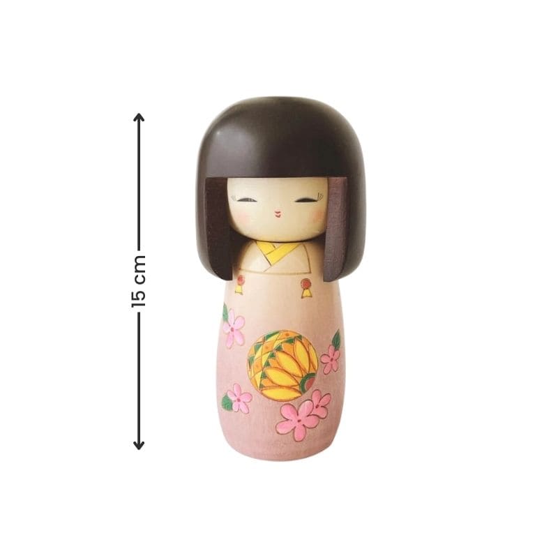 Muñeca Kokeshi Temari
