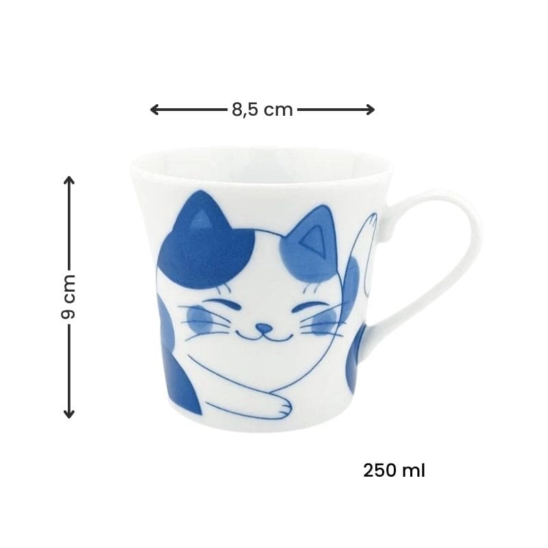Taza Japonesa Gato Kawaii