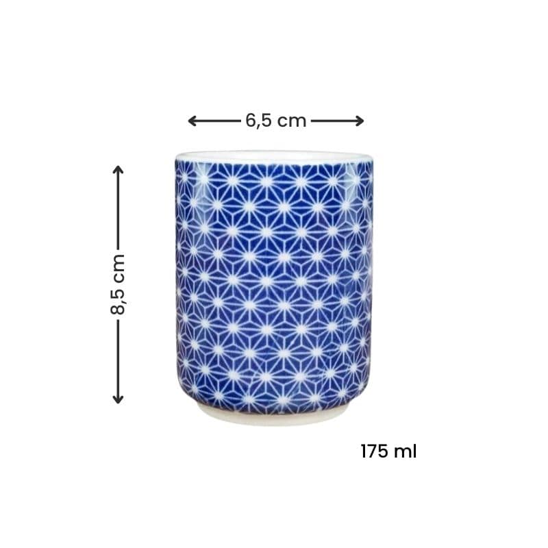 Taza Japonesa Yunomi Asanoha