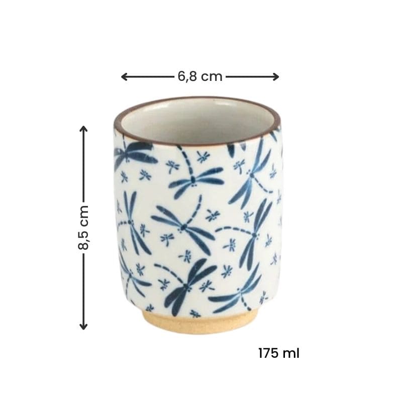 Taza de Té Japonesa Libélula
