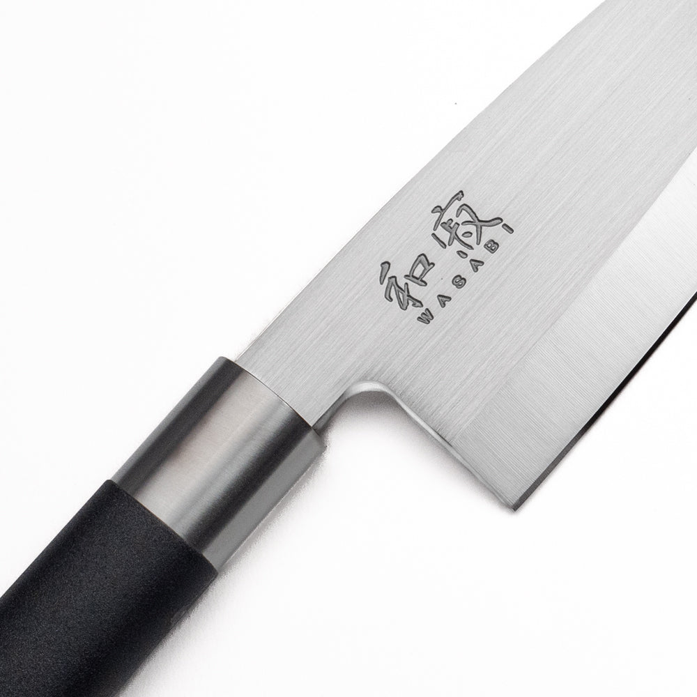 Cuchillo Deba Wasabi Negro 15 cm