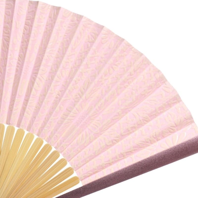 Abanico Japonés Margarita Rosa