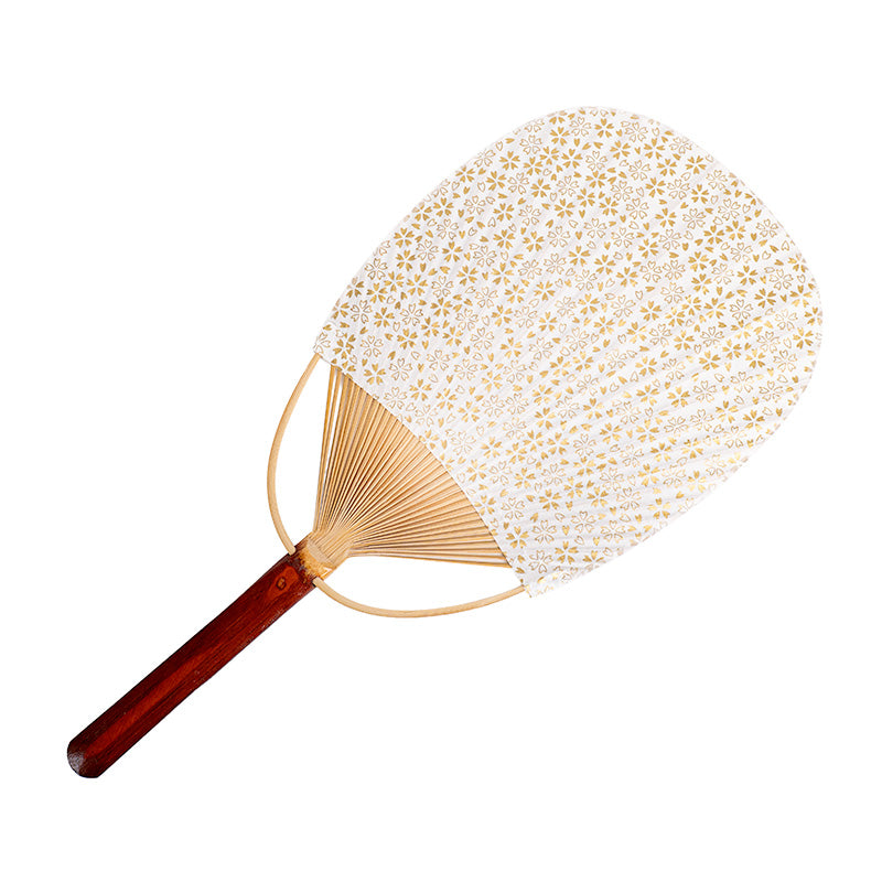 Abanico japonés Uchiwa Washi Sakura