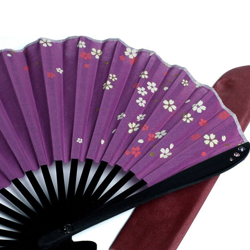 Abanico Japonés Sakura Violeta