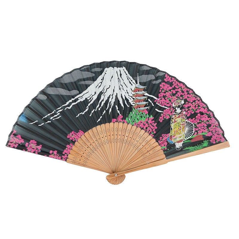 Abanico Japonés Seda