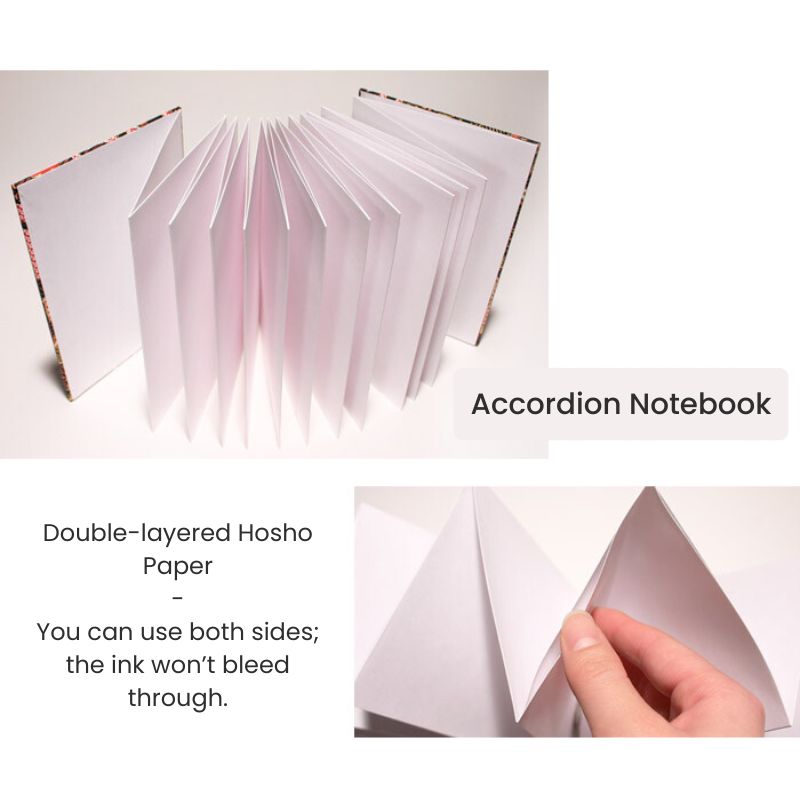 Cuaderno Acordeón Japonés Naranja