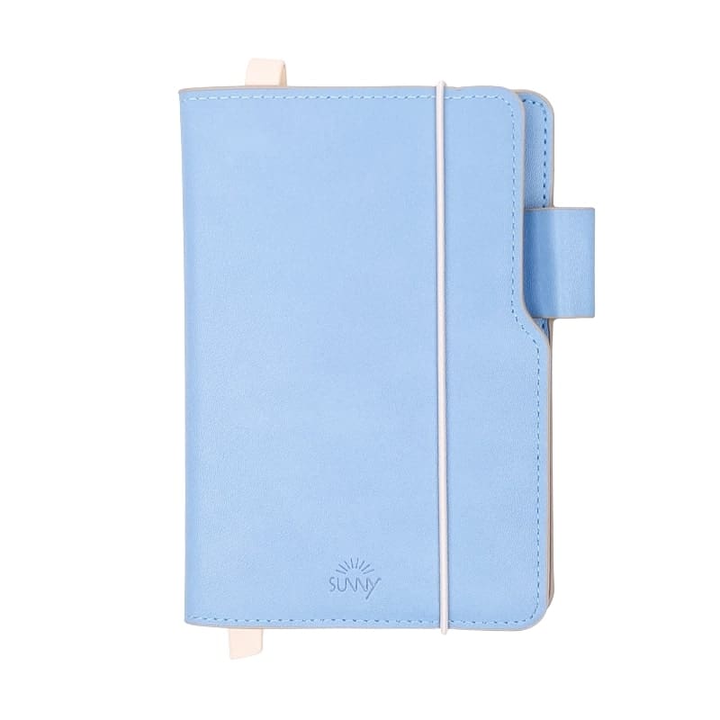 Agenda Perpetuo Japonés Sunny Planner Mensual - Azul
