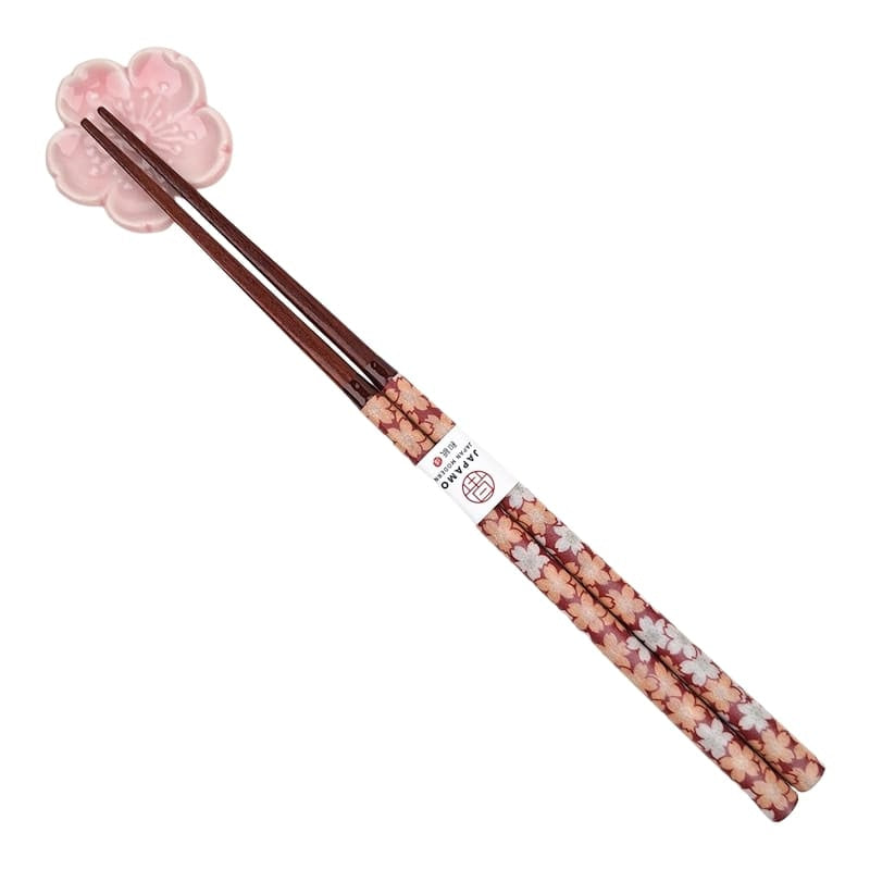 Baguettes Japonaises Sakura Rouge
