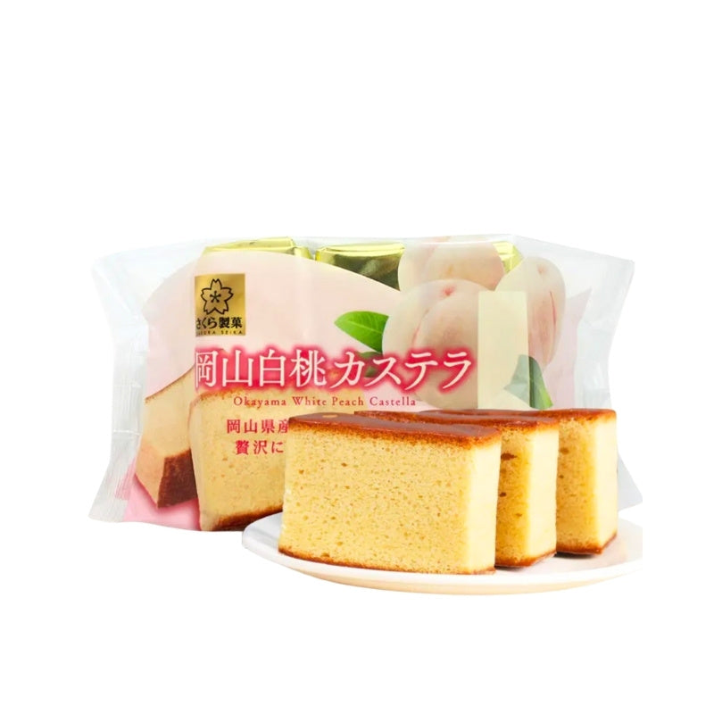 Bizcocho Castella de Melocotón de Okayama