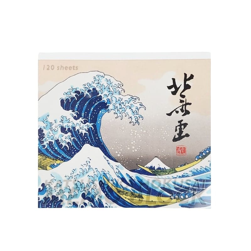 Bloc de notas japonés Impresiones de Hokusai