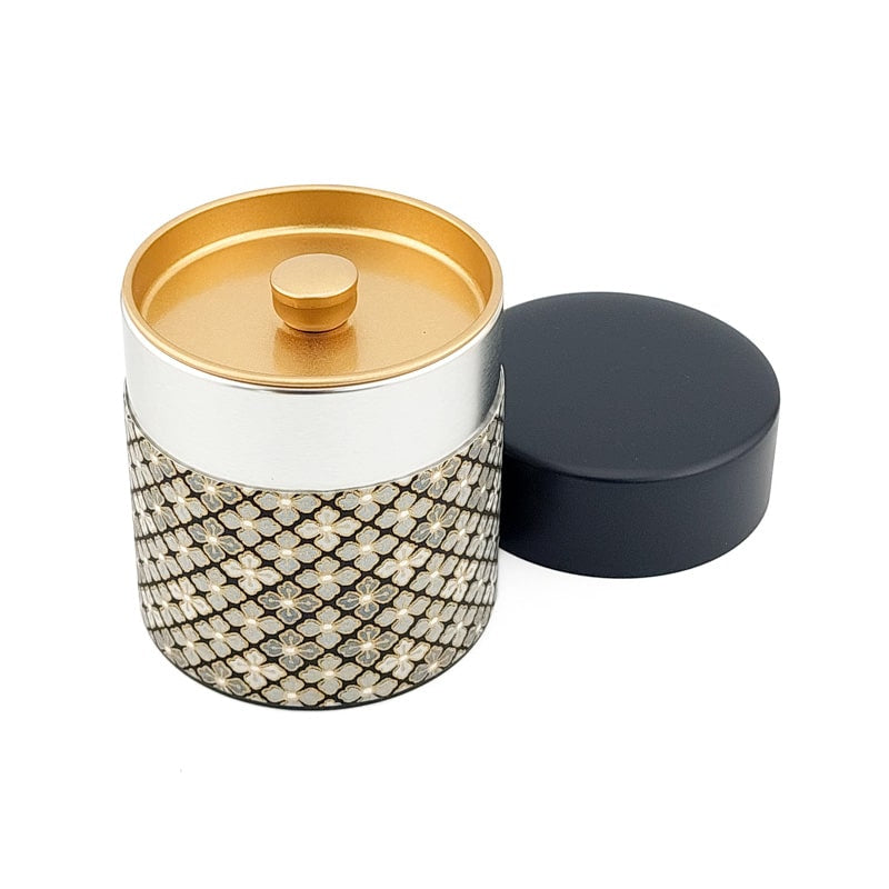 Caja de té japonesa Kuro Hanabishi