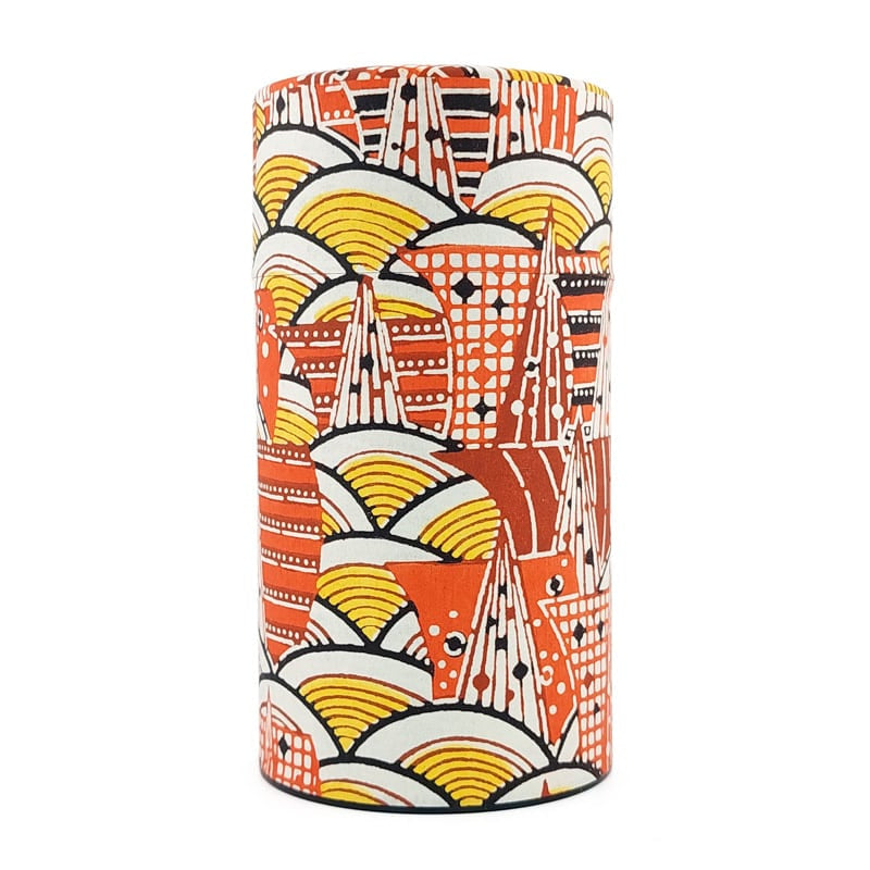 Caja de té retro japonesa