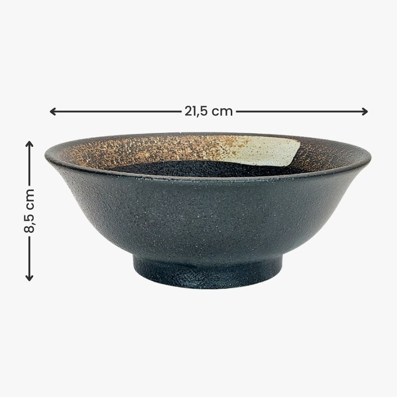 Tazón de Ramen Japonés Enso Kogane