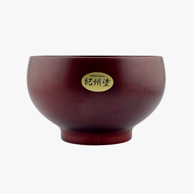 Cuenco japonés de madera Kishu Nuri