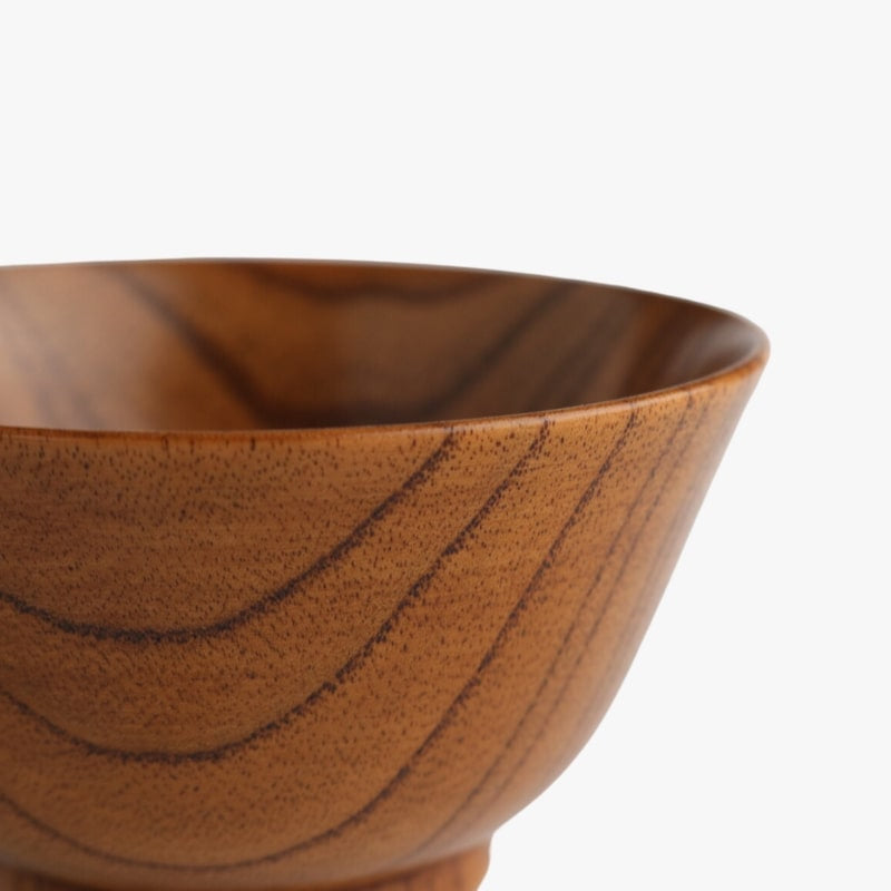 Cuenco japonés de madera Urushi
