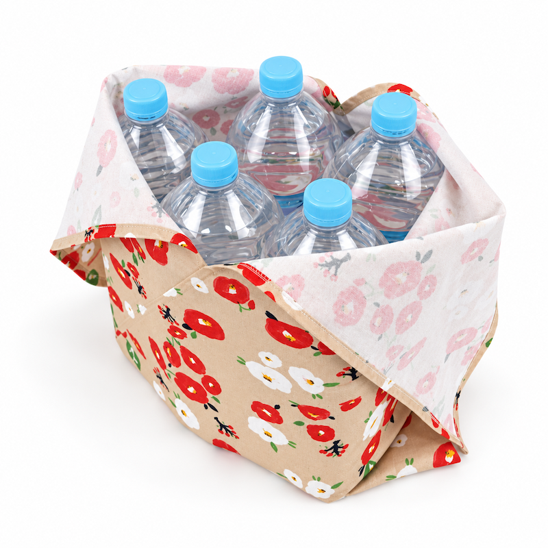 Bolsa Furoshiki Japonesa - Camelia