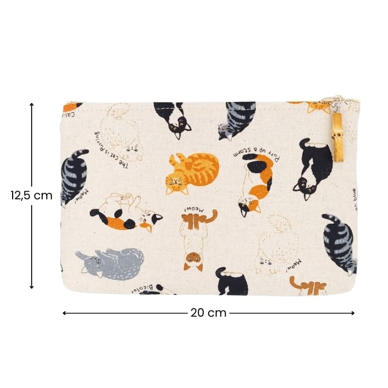 Bolso de Mano Japonés Gatos